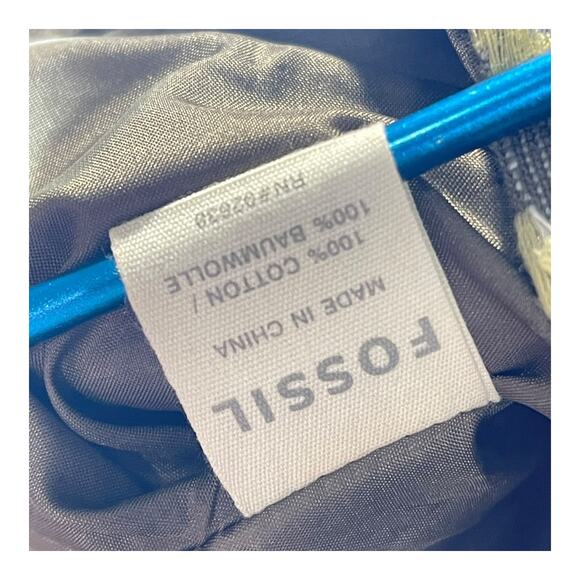 Fossil Embroidered A-Line Mini Skirt – Geometric Pattern – Size Small - Picture 5 of 9